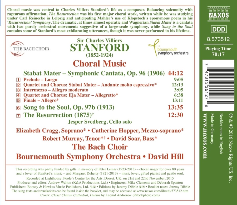 Stanford: Choral Music - slide-1
