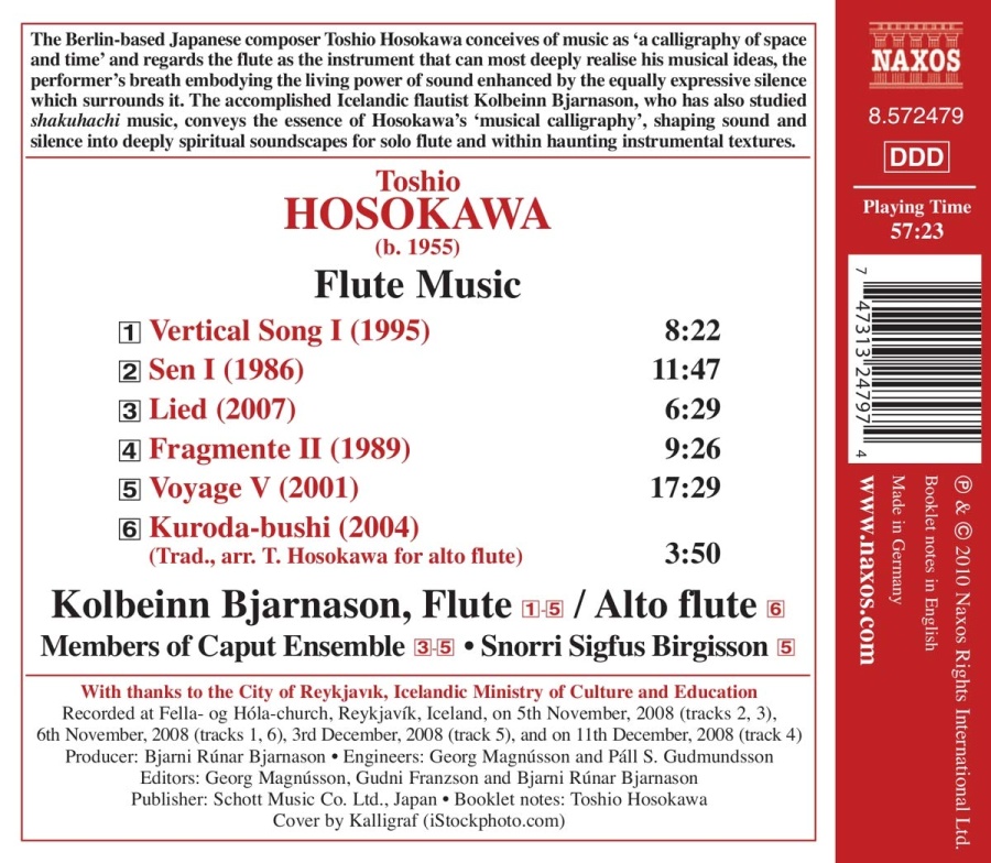HOSOKAWA: Flute Music - slide-1