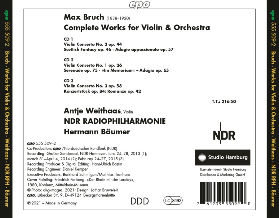 Bruch: Complete Works for Violin & Orchestra - slide-1