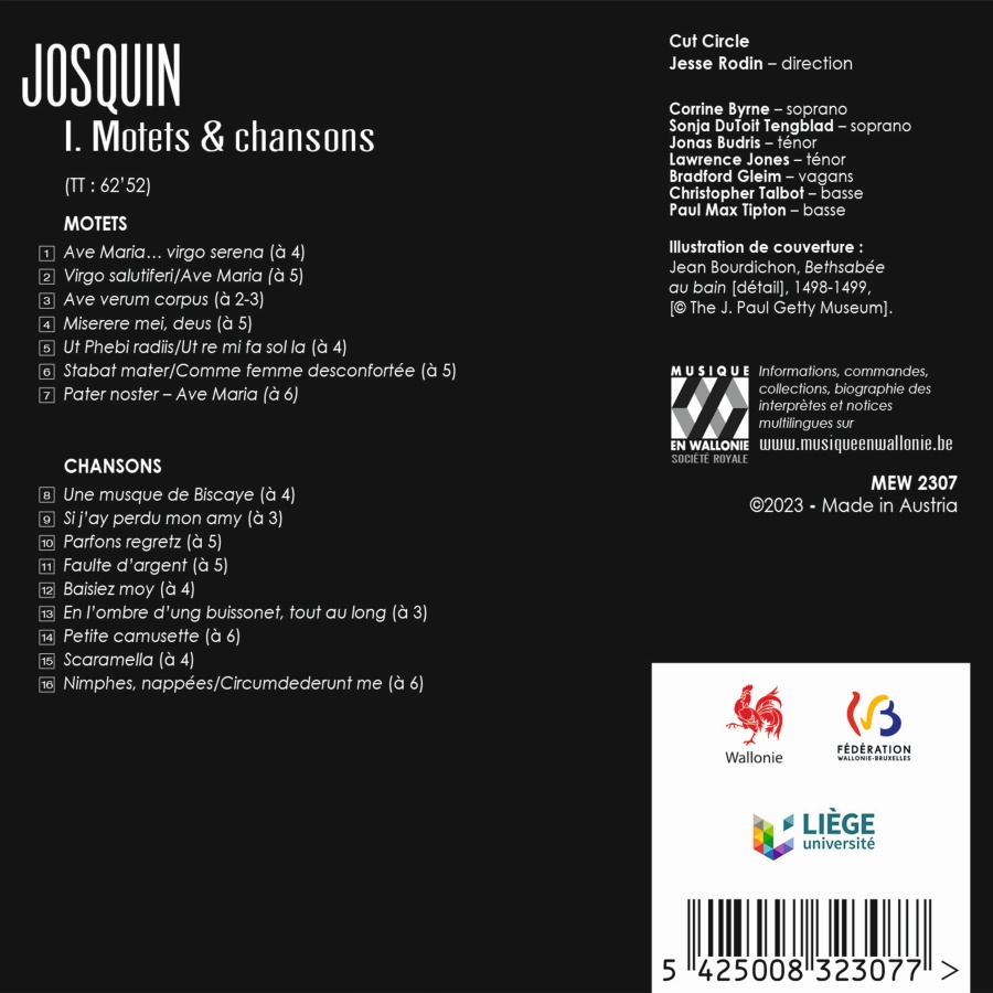 Josquin: I. Motets et chansons - slide-1