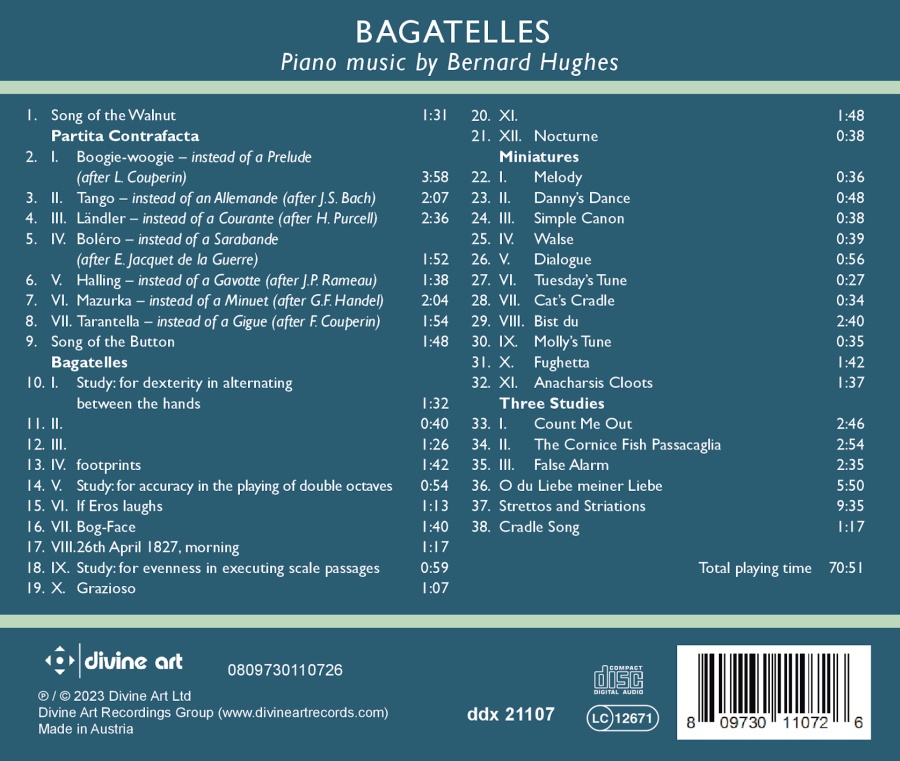 Bagatelles - Piano music by Bernard Hughes - slide-1