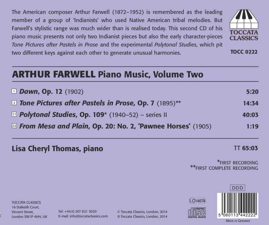 Farwell: Piano Music Vol. 2 - slide-1