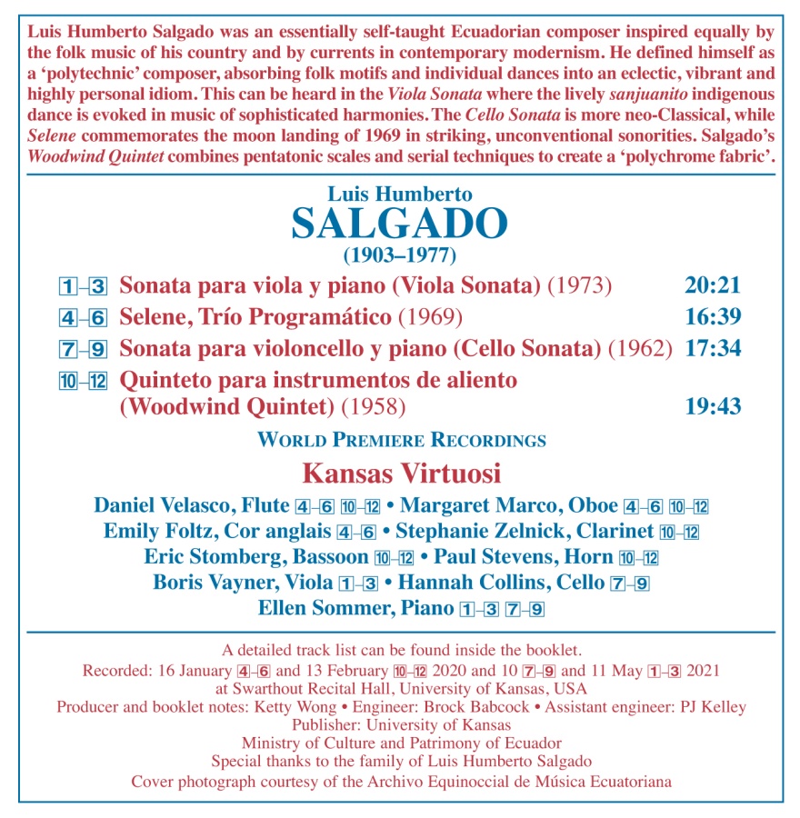 Salgado: Chamber Music Vol. 1 - slide-1