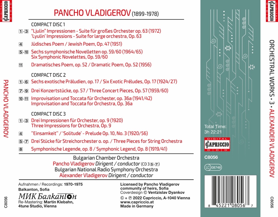 Vladigerov: Orchestral Works Vol. 3 - slide-1