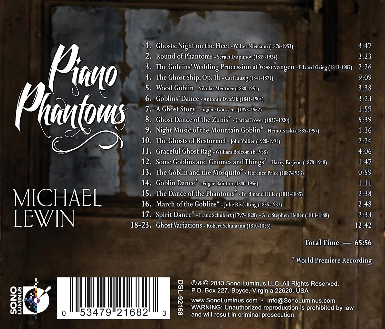 Piano Phantoms - Lyapunov, Grieg, Tausig, Medtner, Dvorak, Schumann, ... - slide-1