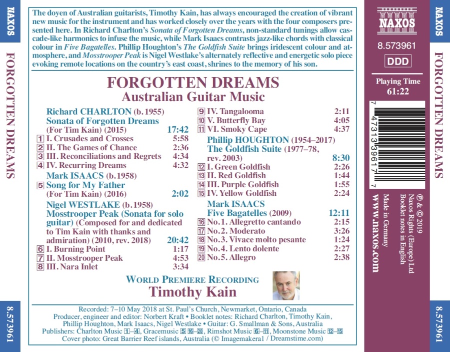 Forgotten Dreams - Australian Guitar Music - slide-1