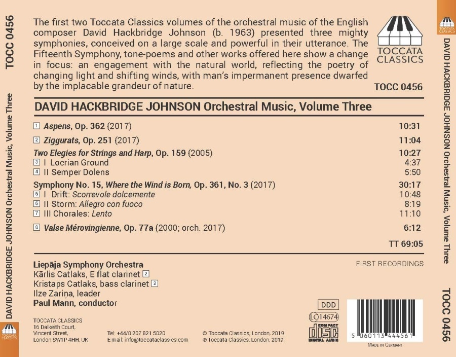 Johnson: Orchestral Music Vol. 3 - slide-1