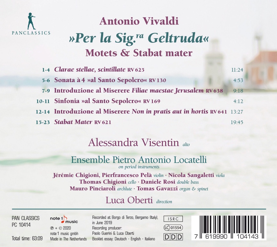Vivaldi: “Per la Sig.ra Geltruda” - Motets & Stabat Mater - slide-1