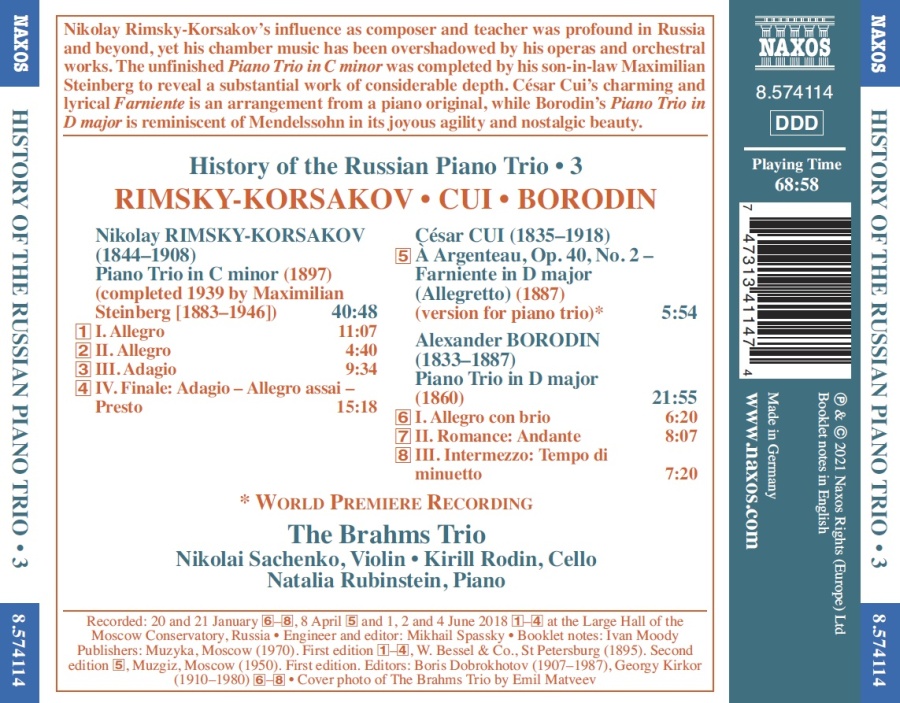 History of the Russian Piano Trio Vol. 3 - slide-1