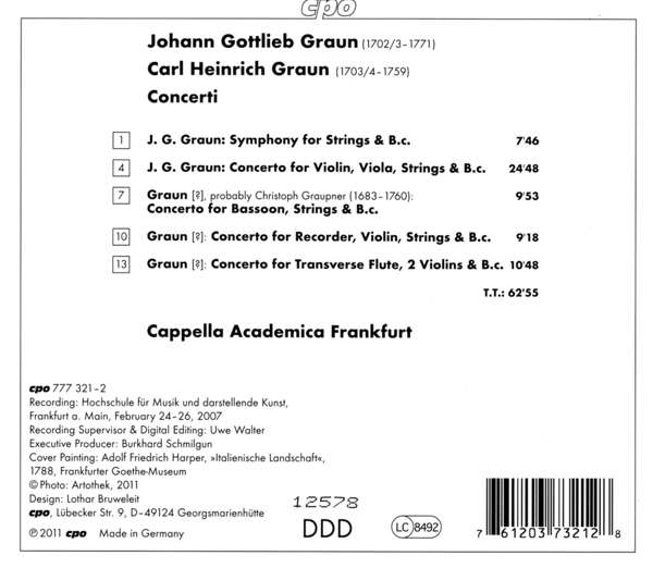 Graun: Concerti - slide-1