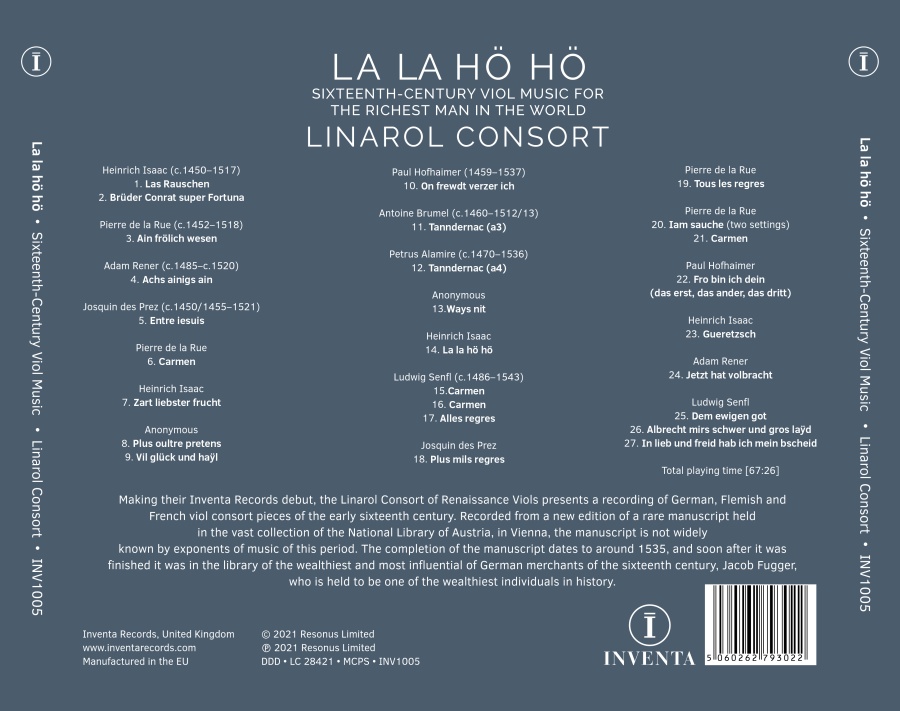 La la hö hö - Sixteenth-Century Viol Music - slide-1