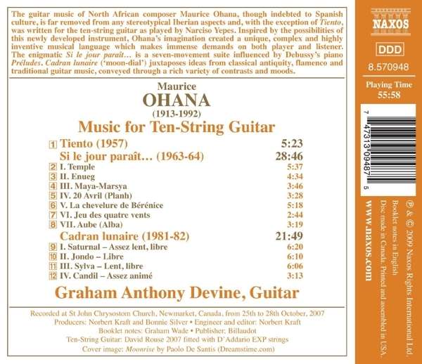 OHANA: Music for Ten-String Guitar - slide-1