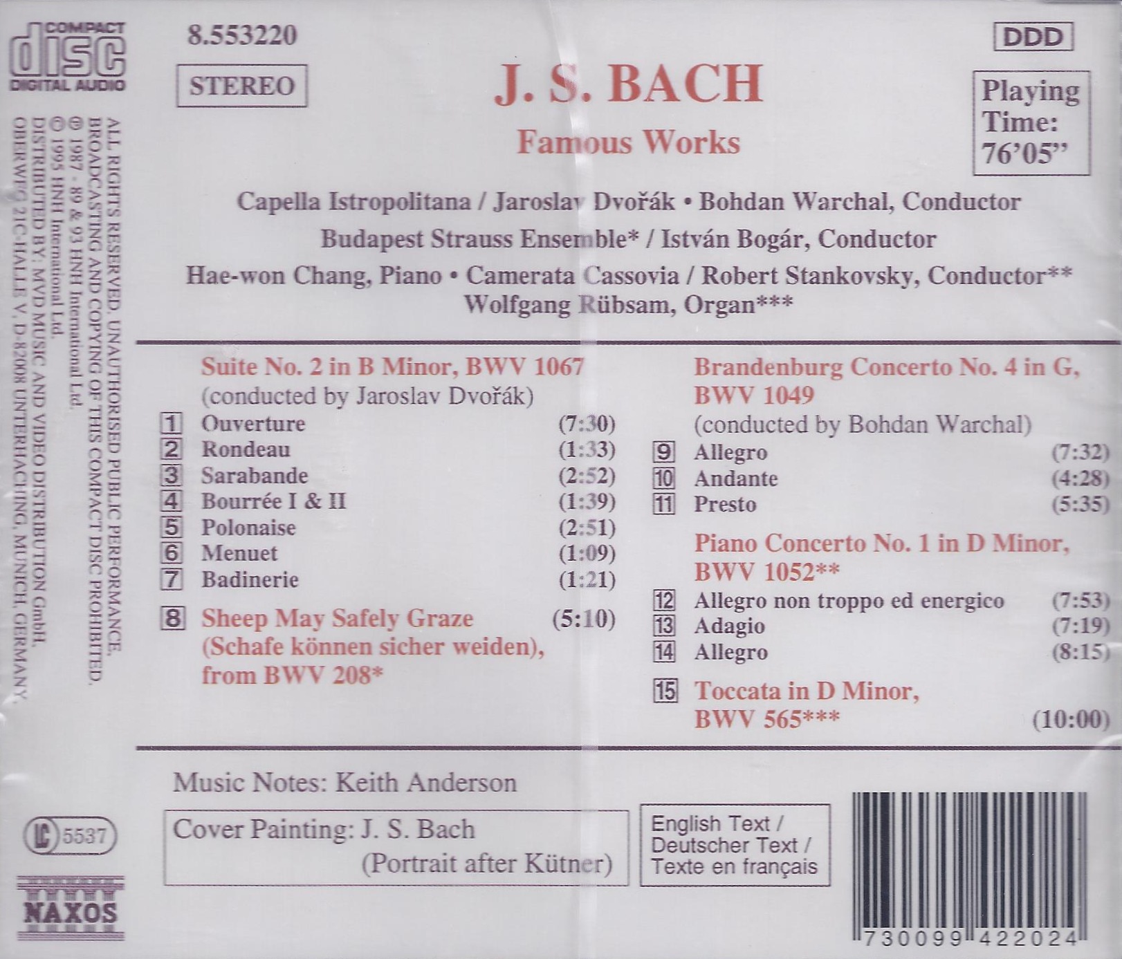 BACH: Famous Works - slide-1