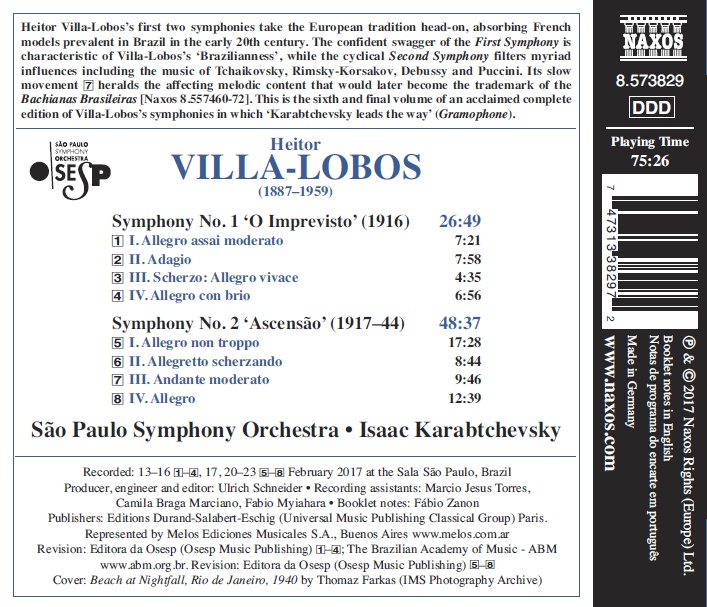 Villa-Lobos: Symphonies Nos. 1 & 2 - slide-1