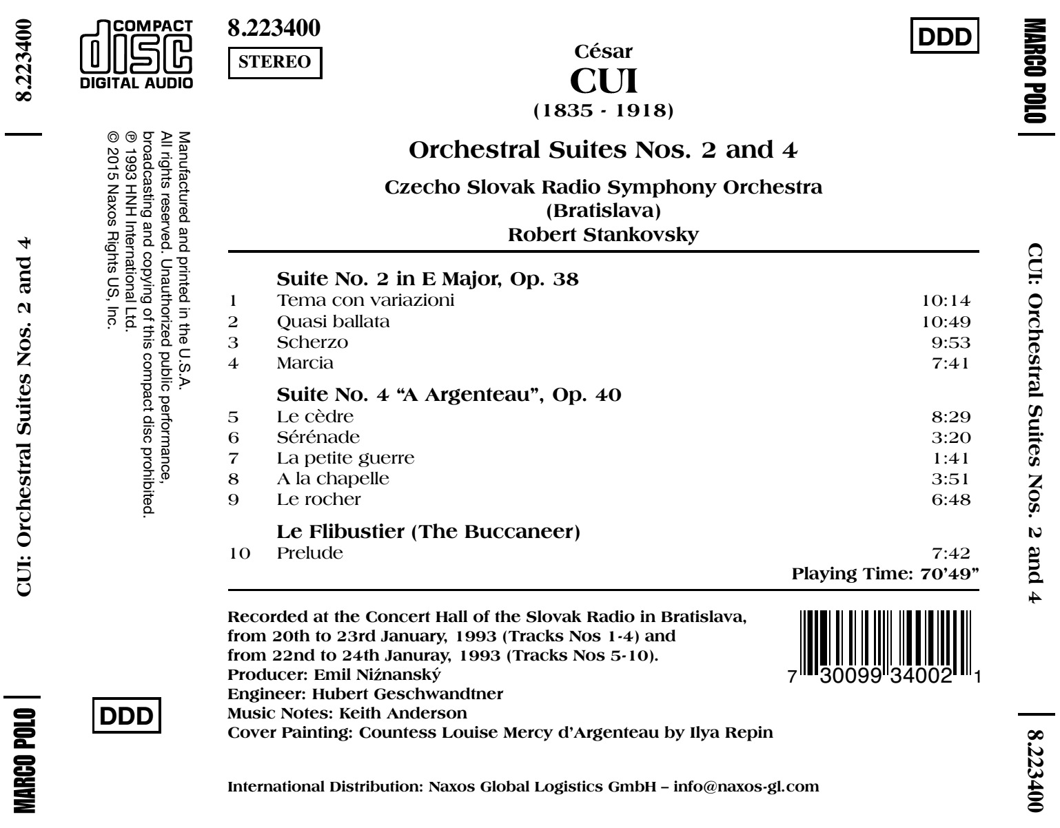 CUI: Orchestral suites 2 & 4 - slide-1