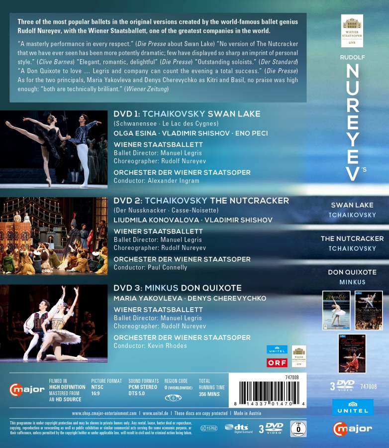 The Nureyev Box - Swan Lake, The Nutcracker, Don Quixote - slide-1