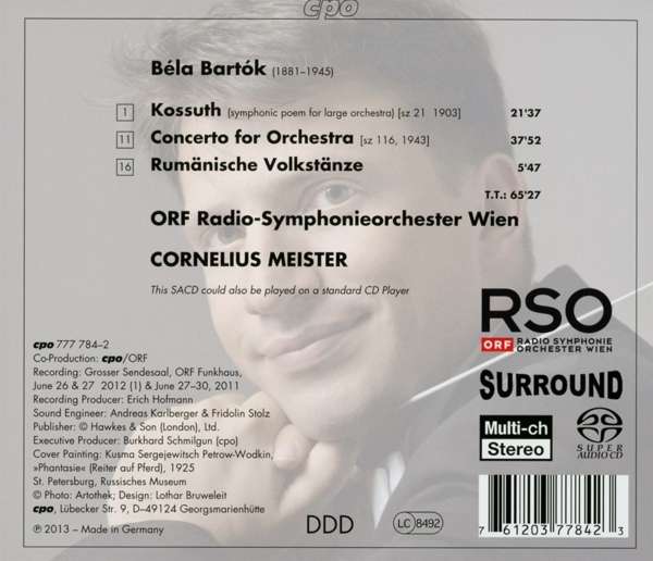 Bartok: Kossuth, Concerto for Orchestra - slide-1