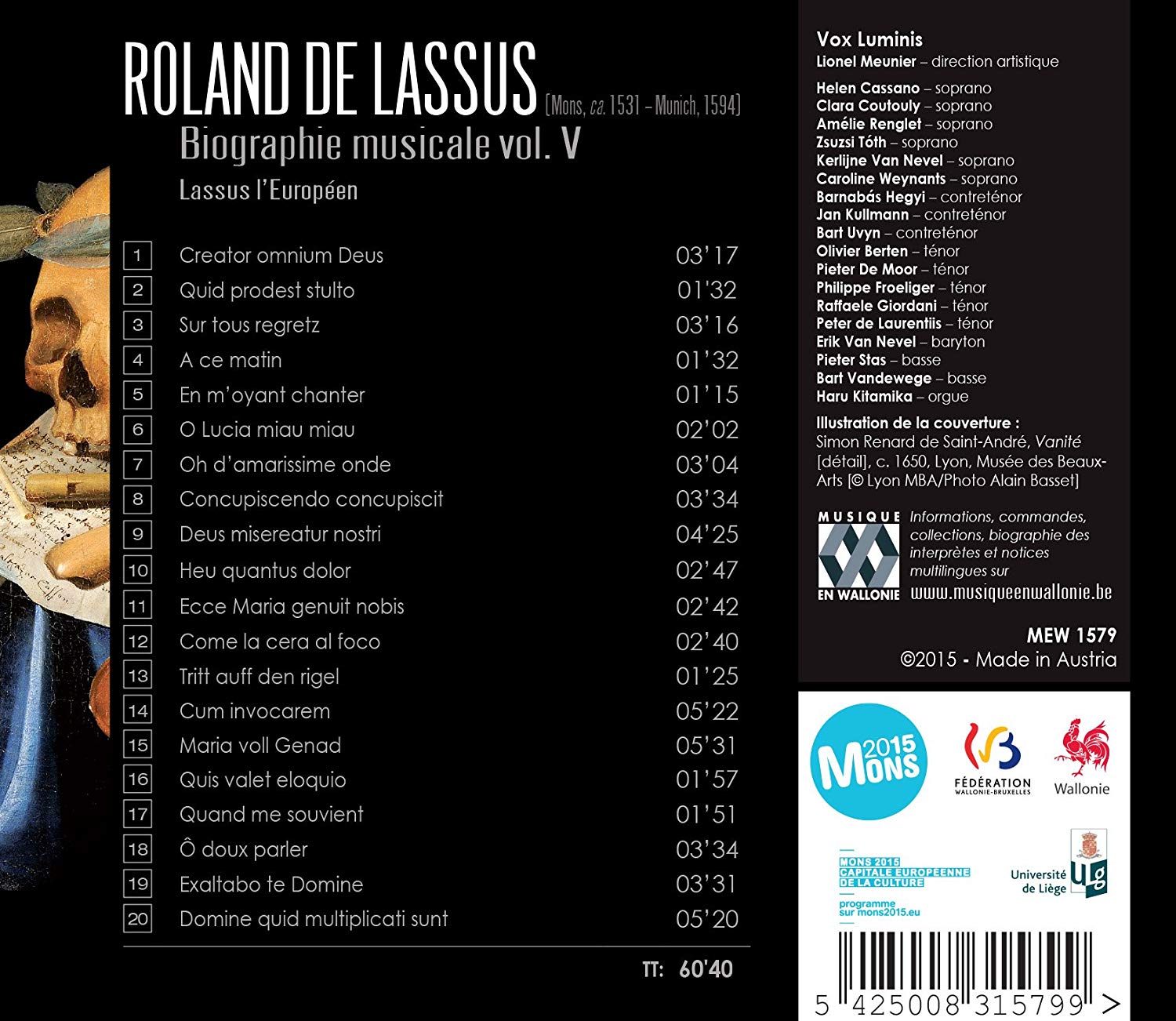 Lassus: Biograhie Musicale Vol. V - Lassus l’Européen - slide-1