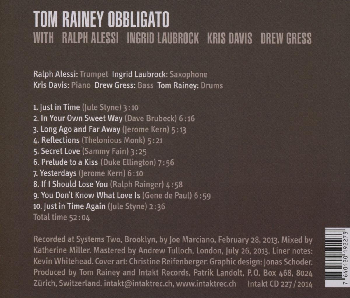 Tom Rainey Obbligato - slide-1