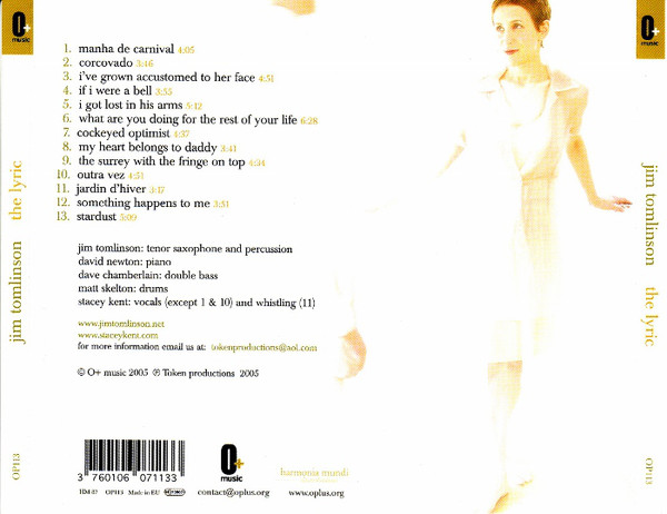 Jim Tomlinson Featuring Stacey Kent ‎– The Lyric - slide-1