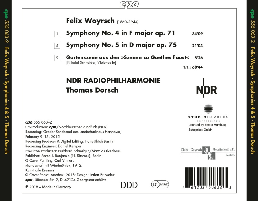 Woyrsch: Symphonies Nos. 4 & 5 - slide-1