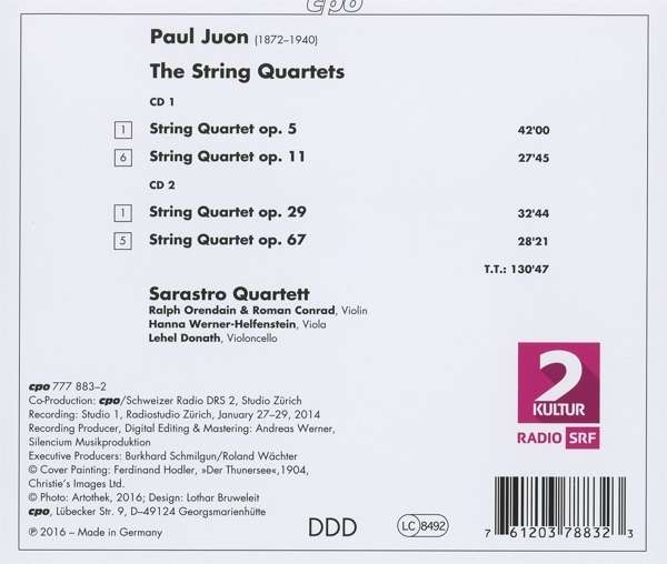Juon: Complete String Quartets - slide-1