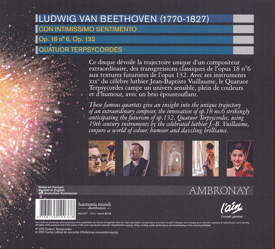 Beethoven: String Quartets op. 18 n° 6 & op. 132 - slide-1