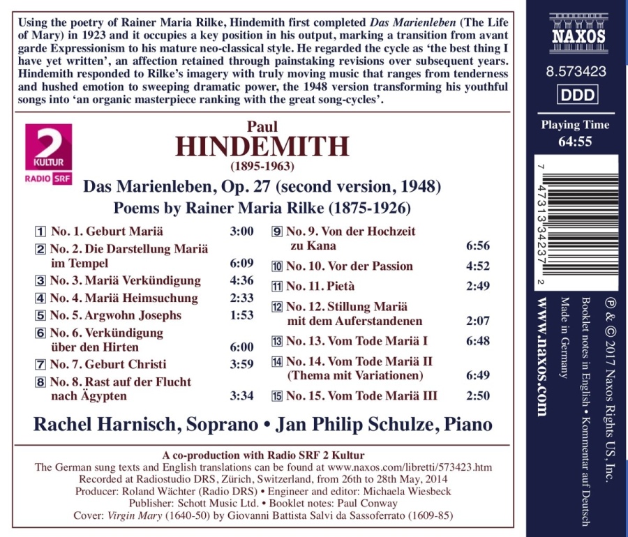 Hindemith: Das Marienleben - slide-1