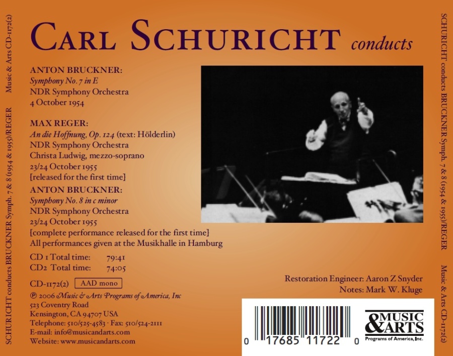 Bruckner: Symphonies Nos. 7 & 8; Reger: An die Hoffnung - slide-1