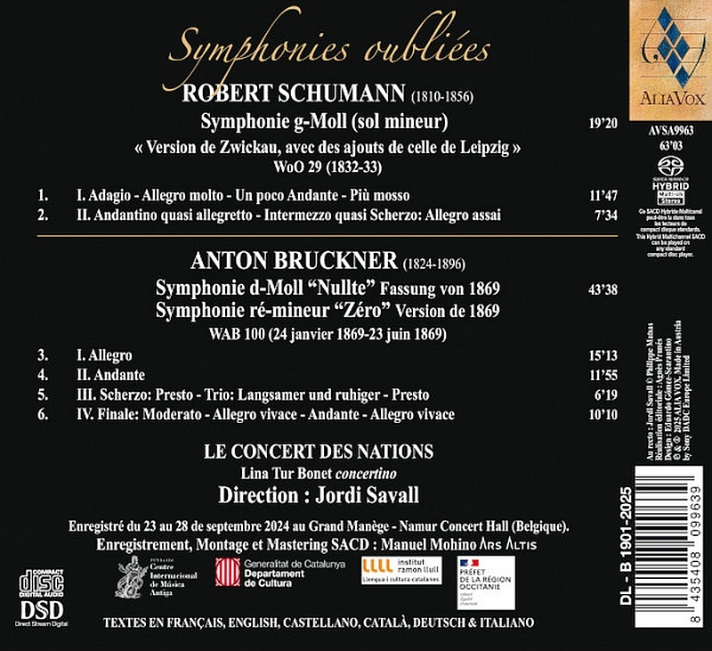 Schumann & Bruckner: Forgotten Symphonies - slide-1