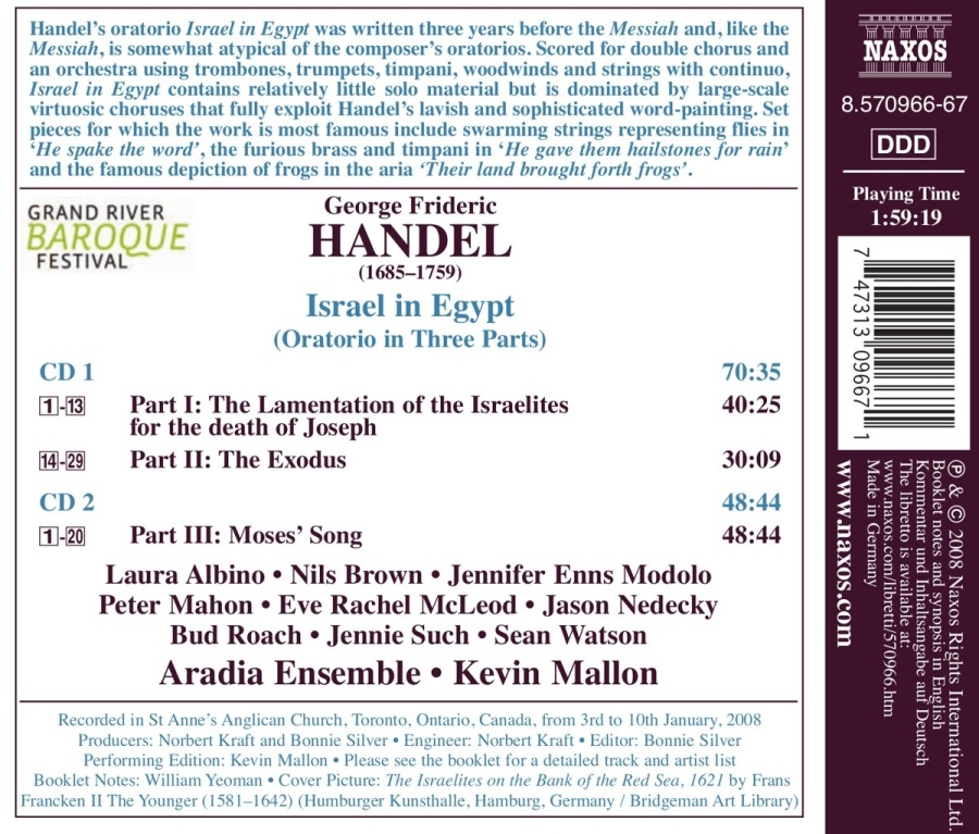 HANDEL: Israel in Egypt - slide-1