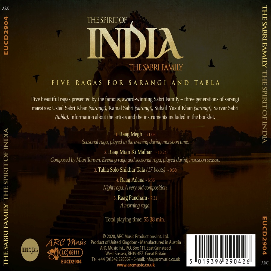 The Spirit of India - Five Ragas for Sarangi and Tabla - slide-1
