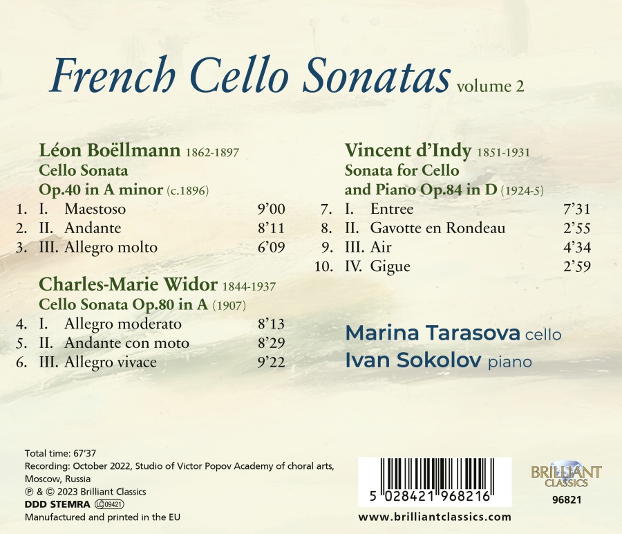 French Cello Sonatas Vol. 2 - slide-1