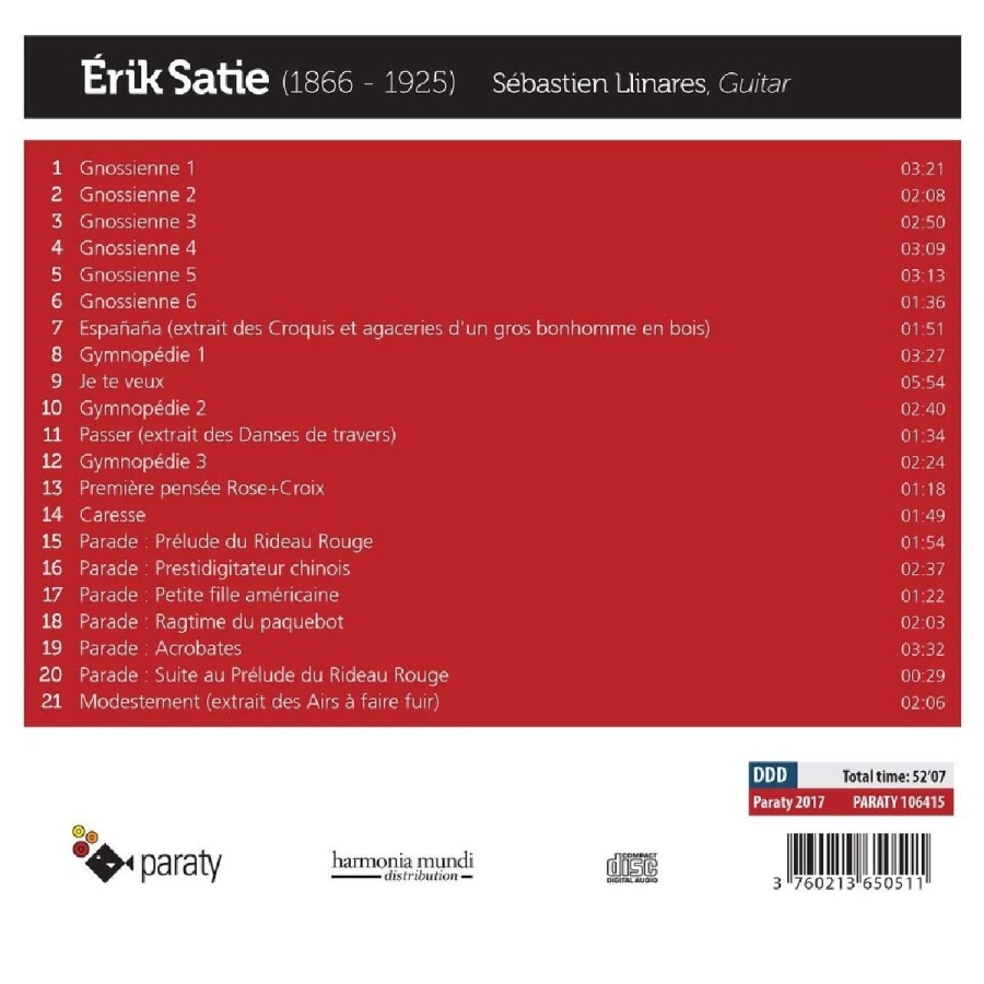 Satie: Oeuvres pour guitare - slide-1