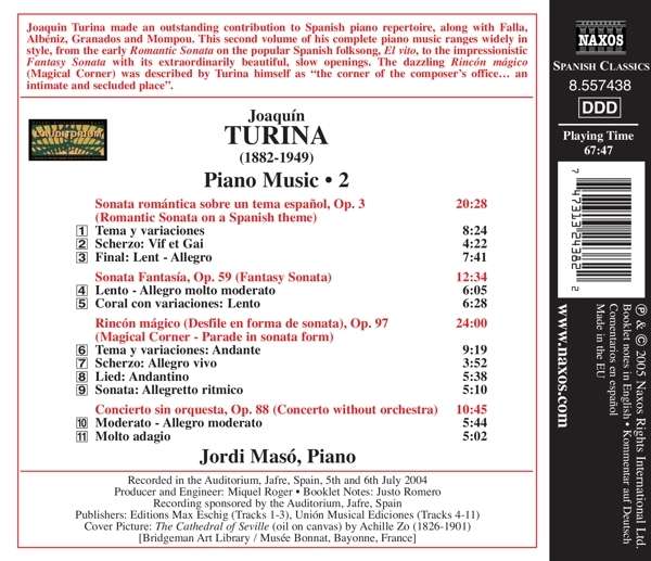TURINA: Sonata romantica - slide-1