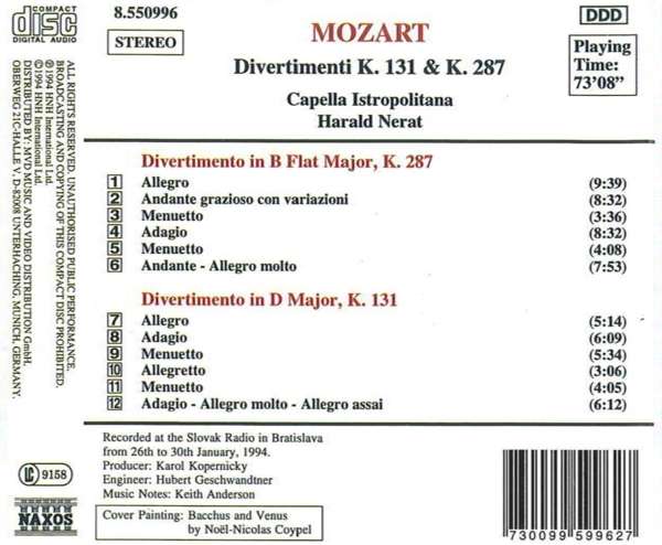 MOZART: Divertimenti - slide-1