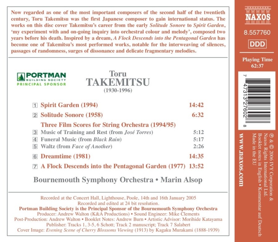 TAKEMITSU: Orchestral Works - slide-1