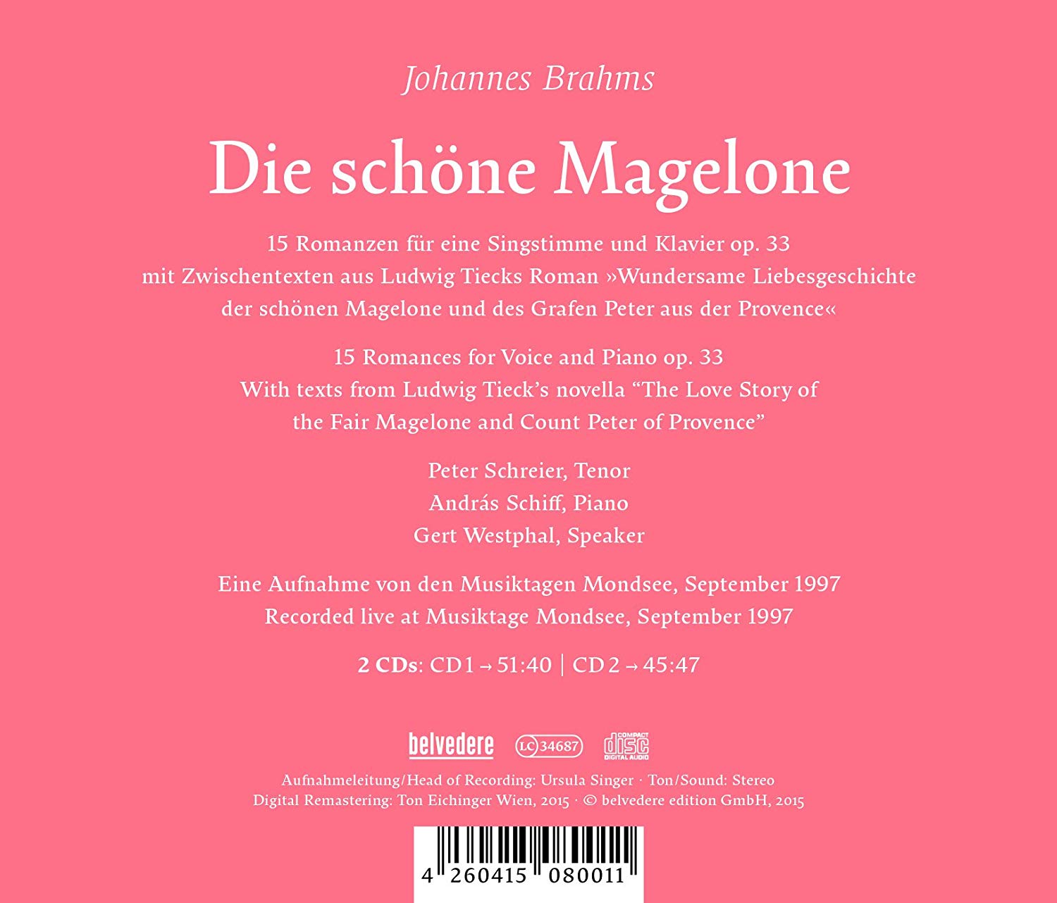 Brahms: Die schöne Magelone - slide-1