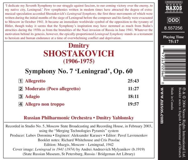 SHOSTAKOVICH: Symphony no. 7 Leningrad - slide-1