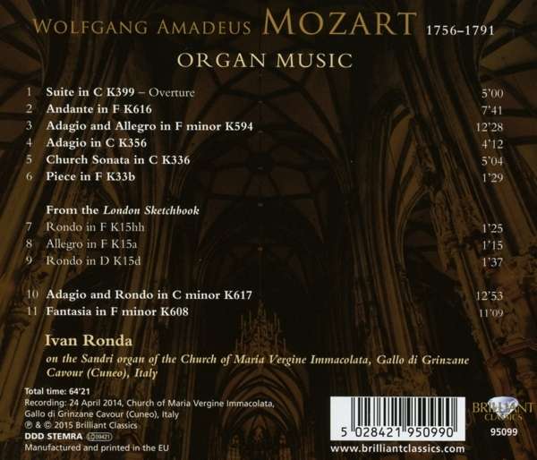 Mozart: Organ Music - slide-1