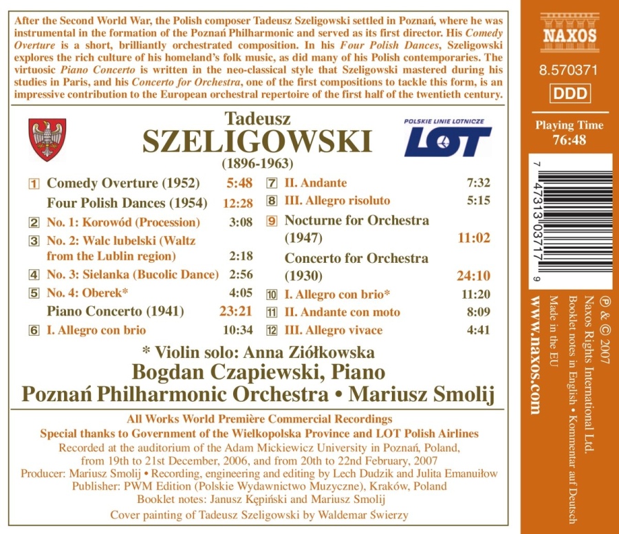 SZELIGOWSKI: Concerto for Orchestra - slide-1