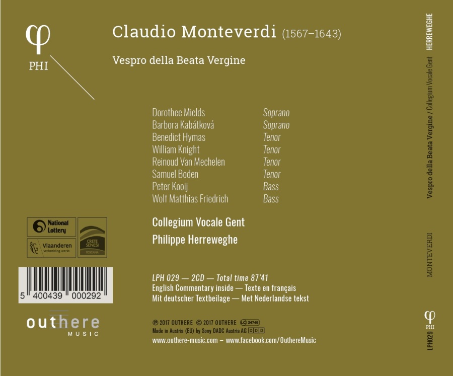 Monteverdi: Vespro della Beata Vergine - slide-1