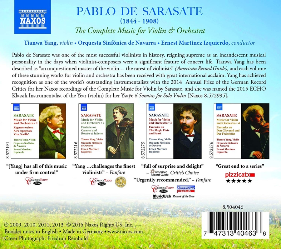 Sarasate: The Complete Music for Violin & Orchestra - slide-1
