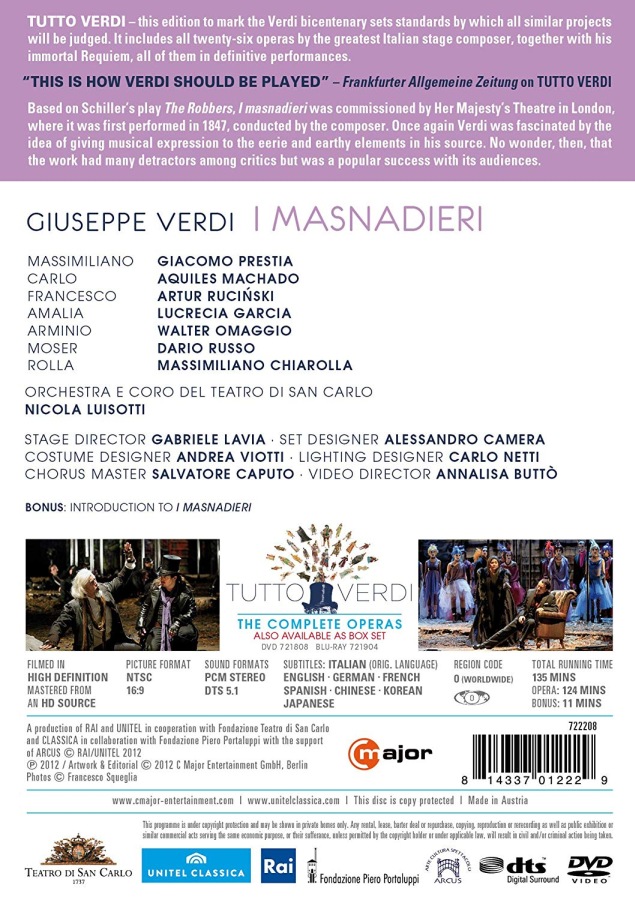 Verdi: I Masnadieri / Tutto Verdi - slide-1