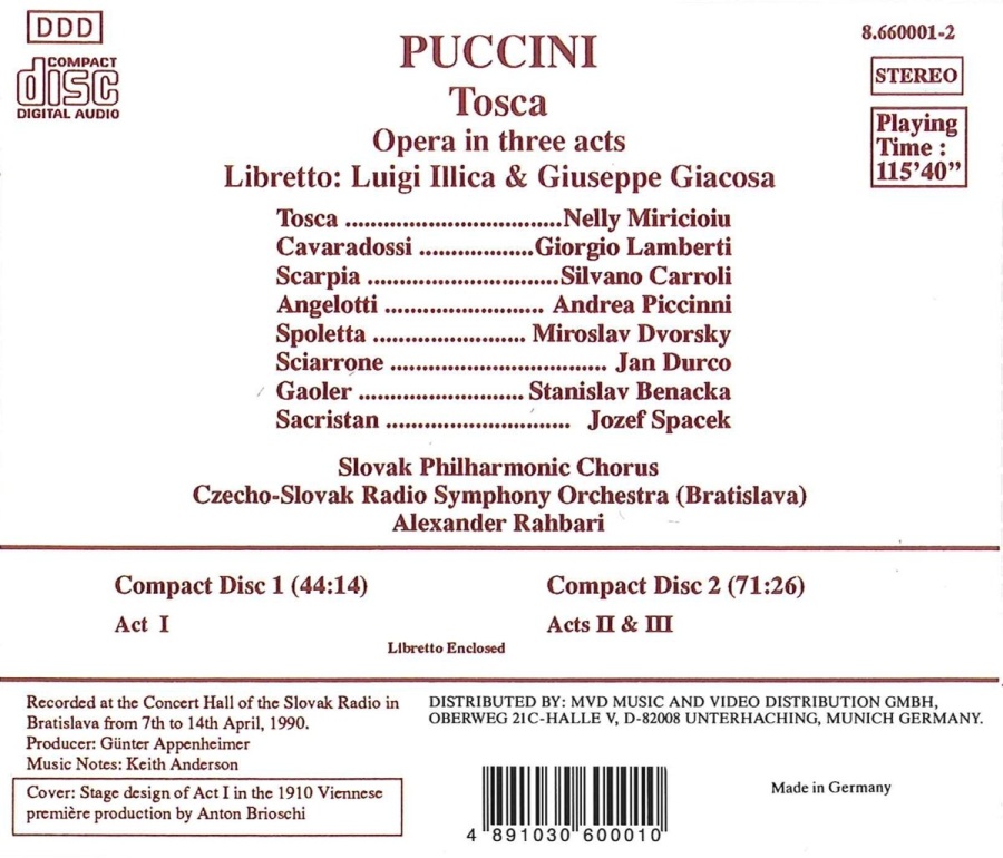 PUCCINI: Tosca - slide-1