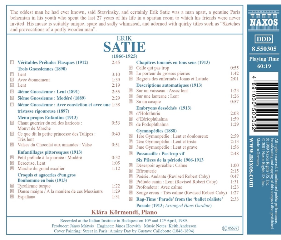 Satie: Piano Works (Selection) - slide-1