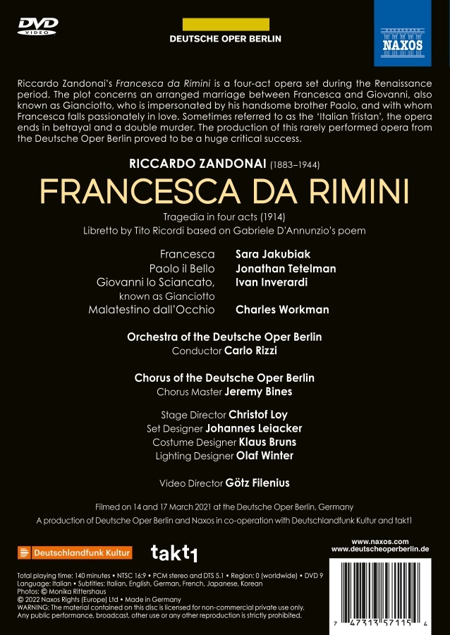 Zandonai: Francesca da Rimini - slide-1