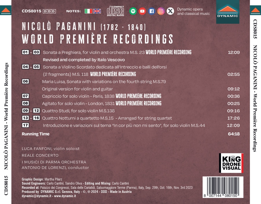 Paganini: World Premiere Recordings - slide-1