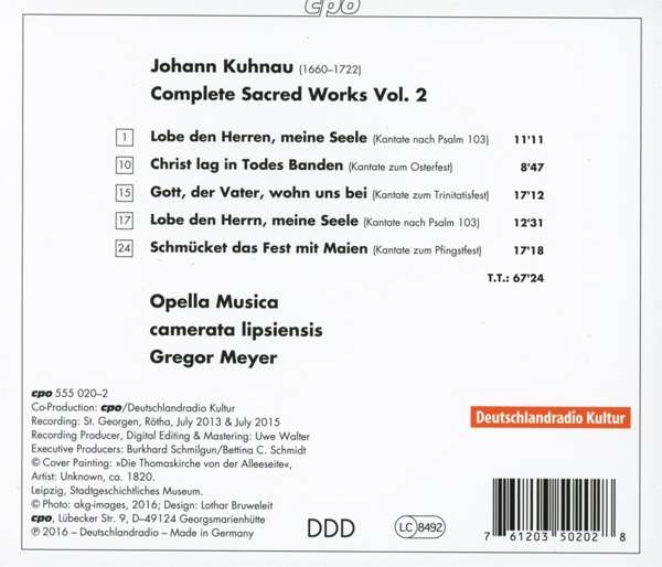 Kuhnau: Complete Sacred Works Vol. 2 - slide-1