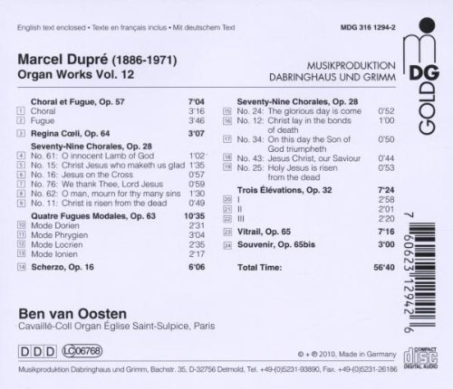 Dupré: Organ Works Vol. 12 - slide-1